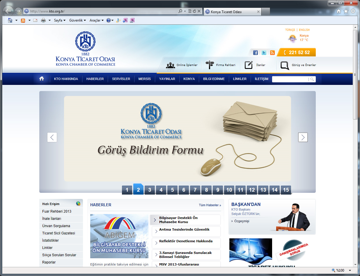 Görüş Bildirim Formu