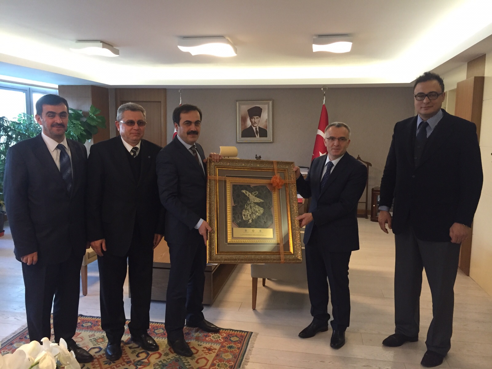 KTO Heyeti Maliye Bakanı'nı Ziyaret Etti