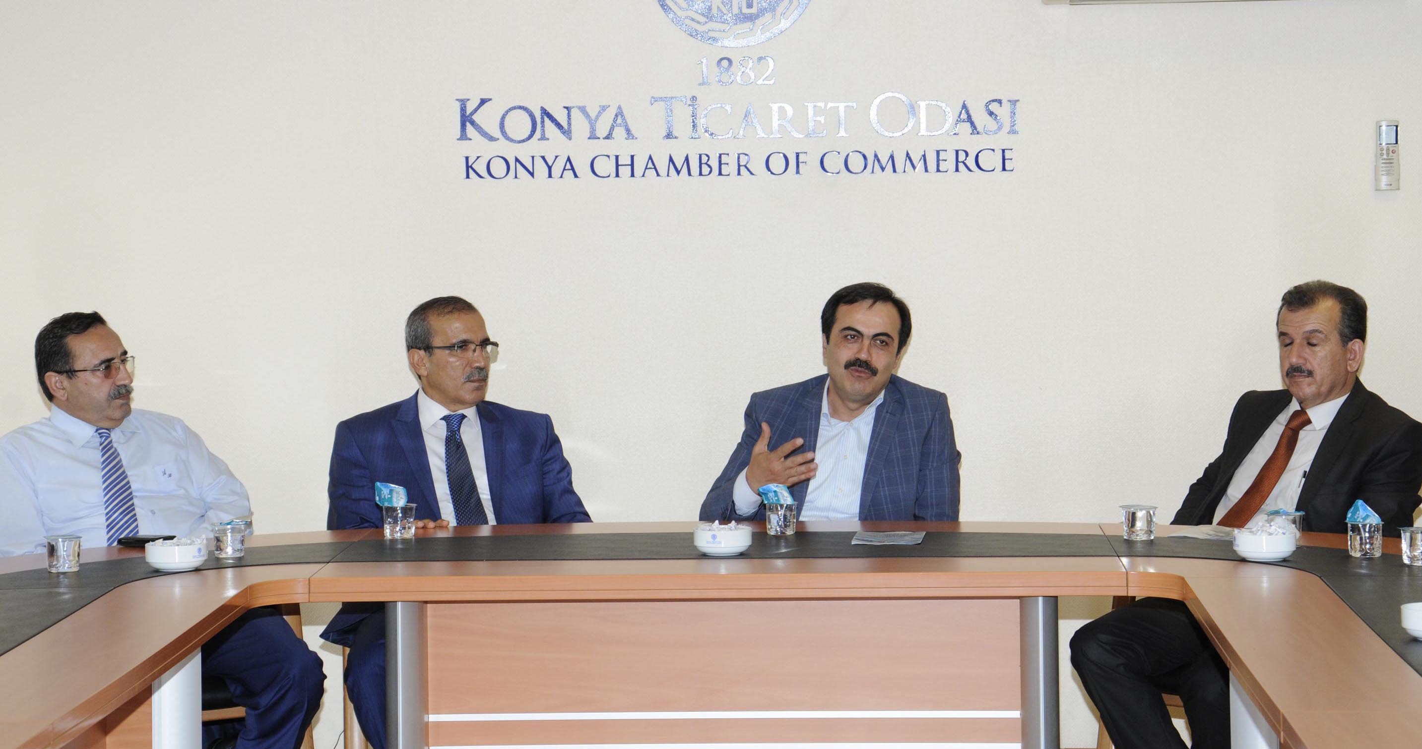 Kuzey Iraklı Türkmen Öğrenciler Konya Ticaret Odası'nı Ziyaret Etti
