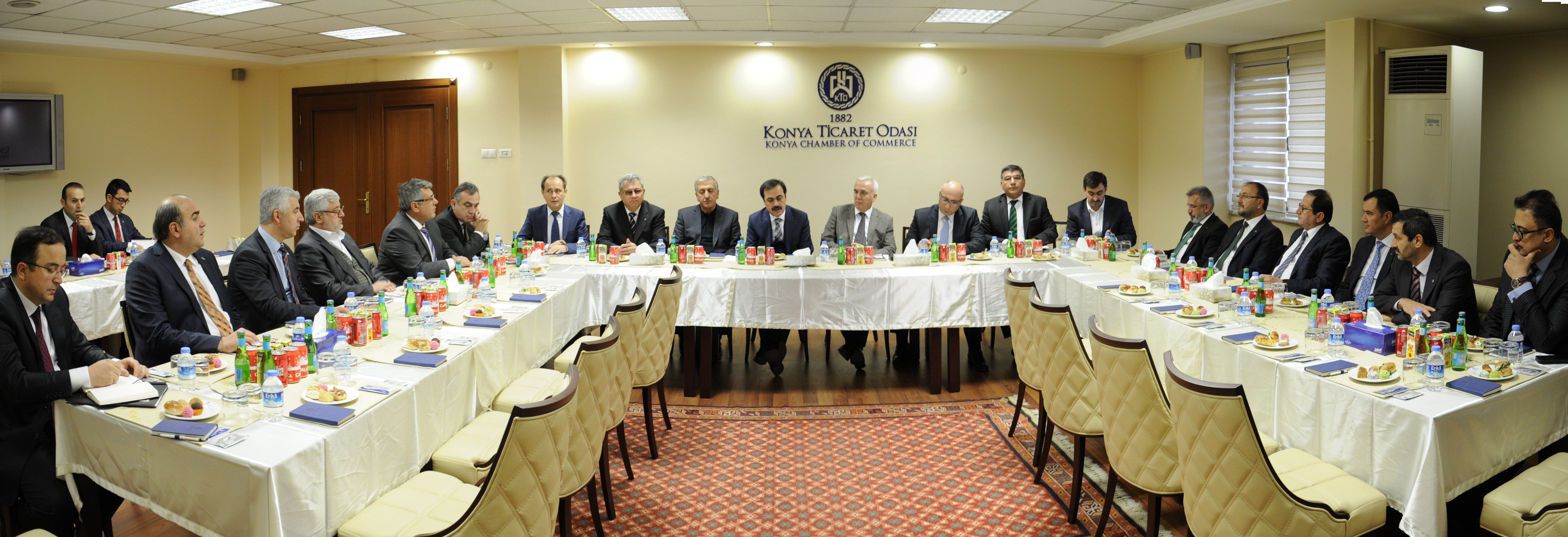 Ziraat Bankası Genel Müdürü Hüseyin Aydın KTO'yu Ziyaret Etti