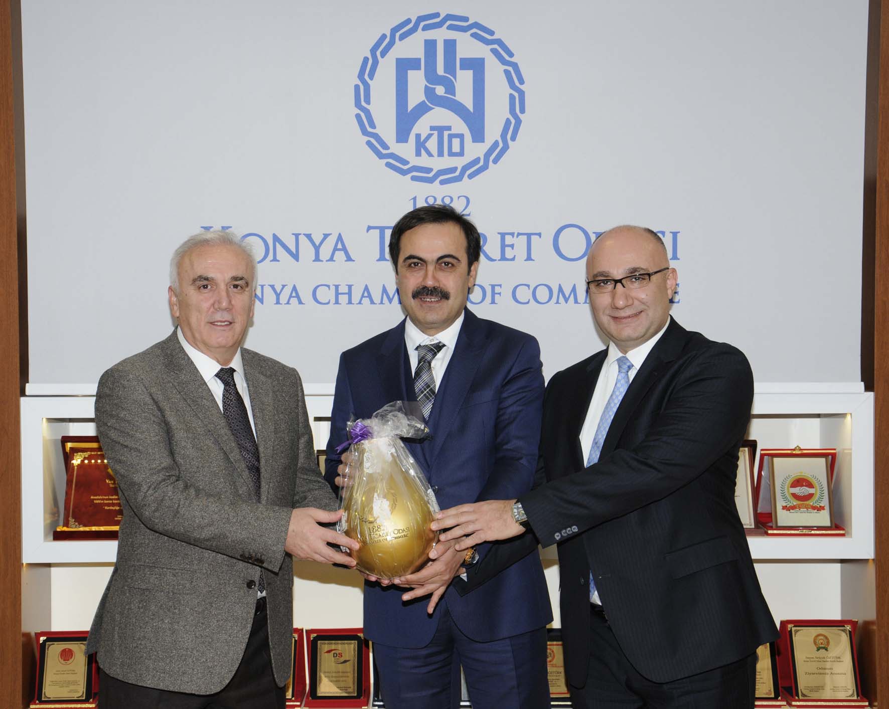 Ziraat Bankası Genel Müdürü Hüseyin Aydın KTO'yu Ziyaret Etti